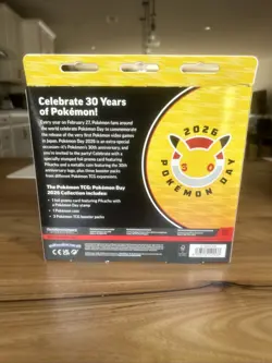 Pokemon TCG: Pokemon Day 2026 Collection New Sealed But Small Tear - See Pics - Image 3