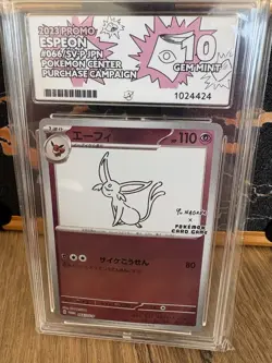 Pokemon Ace 10 Espeon Yu Nagaba Promo Card 066/Sv-p Japanese Edition - Image 1