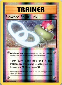 Slowbro Spirit Link Uncommon XY - Evolutions 86/108 LP Pokemon Card - Image 1