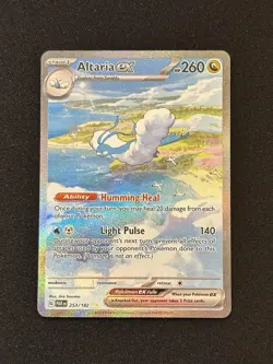 Pokemon TCG Altaria EX Paradox Rift Holo Card 253/182 SIR - Image 1