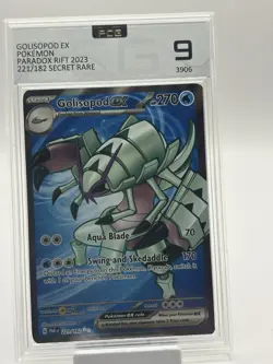 Pokemon TCG Golisopod EX Full Art Holo Card 221/182 Paradox Rift PCG 9 - Image 1