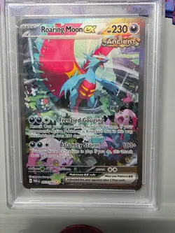 Pokemon TCG Roaring Moon EX 251/182 2023 Paradox Rift SIR PSA 9 - Image 2