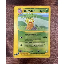 Pokemon Exeggutor 12/147 Aquapolis Rare Regular Stage 1 80 HP English Card 2002 - Image 1