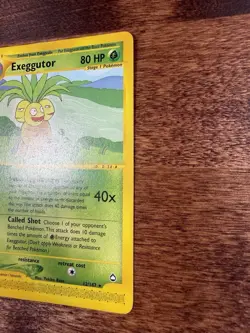 Pokemon Exeggutor 12/147 Aquapolis Rare Regular Stage 1 80 HP English Card 2002 - Image 3