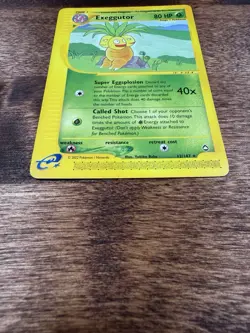 Pokemon Exeggutor 12/147 Aquapolis Rare Regular Stage 1 80 HP English Card 2002 - Image 5