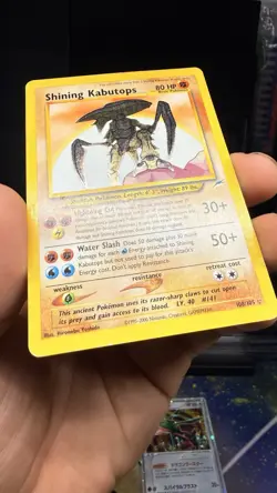 Pokemon Neo Destiny TCG #108/105 Shining Kabutops Secret Rare Card LP+ - Image 4