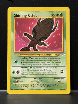 Pokemon TCG Shining Celebi 106/105 Neo Destiny Holo - Unlimited - English LP/MP - Image 1