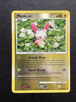 Plusle Pokemon Card 76/147 Reverse Holo TCG Great Condition (P616) - Image 1