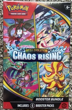Pokemon Mega Evolution Chaos Rising Booster Bundle Box Sealed New In Hand - Image 1