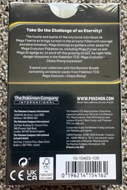 Pokemon Mega Evolution Chaos Rising Booster Bundle Box Sealed New In Hand - Image 2
