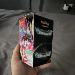 Pokemon TCG CHAOS RISING Half Booster Box Unsealed (18 Packs) New Sealed Packs - Image 1