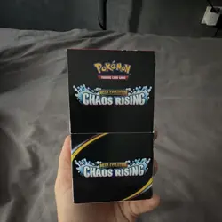 Pokemon TCG CHAOS RISING Half Booster Box Unsealed (18 Packs) New Sealed Packs - Image 2