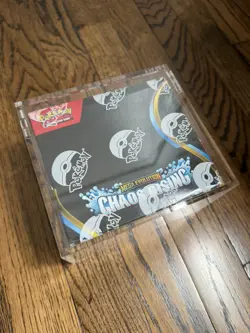 Pokemon TCG Mega Evolution - Chaos Rising Booster Box - New Sealed Acrylic Case - Image 1