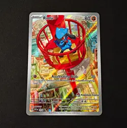 Pokemon TCG Riolu 010 Me: Mega Evolution Promo Holo English 80HP Pokemon Center - Image 1