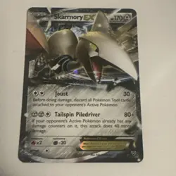 Skarmory EX - 80/146 - Pokemon XY Base Set Ultra Rare Card - Image 1