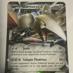 Skarmory EX - 80/146 - Pokemon XY Base Set Ultra Rare Card - Image 3