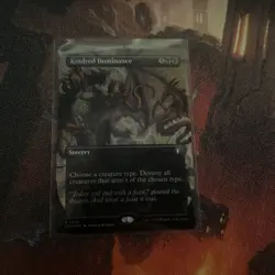 MTG: Kindred Dominance (Borderless) - Commander Masters - FOIL Rare #640 - Image 1