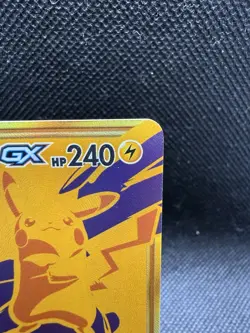 Pokemon Pikachu & Zekrom GX TCG Sun & Moon SM248 Holo Gold Promo Card NM - Image 4