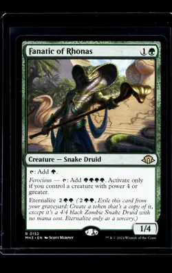 2024 MTG Magic The Gathering MH3 Modern Horizons 3 #152 Fanatic of Rhonas - Image 1