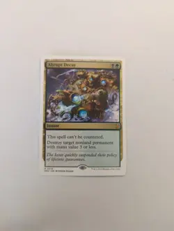 Abrupt Decay (White Border) Mystery Booster 2 Regular NM MTG - Image 1