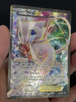 Mew EX XY126 Pokemon 2016 Black Star Promo Full Art Rare Card Lightly Played - Image 3