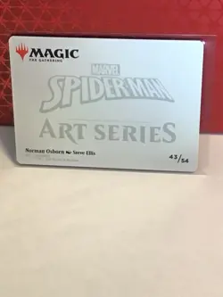 Norman Osborn - Art Series 43/54 - Marvel's Spider-Man MTG - Art Card Nice - Image 2