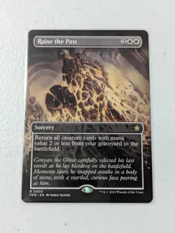 MTG Raise the Past - Borderless - Foundations NM - Image 1