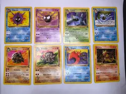 1999 Pokemon FOSSIL Set COMPLETE Unlimited Edition NON HOLO Cards 16-62 Lot RARE - Image 5