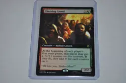 MTG magic SPIDERMAN spm EXTENDED ART CHEERING CROWD #270 RARE - Image 1
