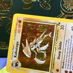 Pokemon 1999 Kabutops 9/62 Fossil Holo (First Edition) 1st LP + NM - - Image 3