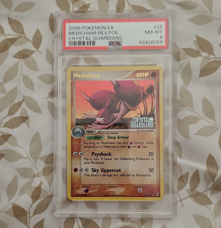 Nintendo Pokemon TCG Medicham Reverse Holo EX Crystal Guardians 25/100 PSA 8 - Image 1