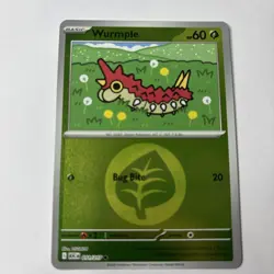 Wurmple (Energy Symbol Pattern) 011/217 Ascended Heroes Pokemon Reverse Holo NM - Image 1