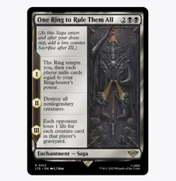 One Ring to Rule Them All - The Lord of the Rings (LTR) MTG Rare #102 | Regular - Image 1