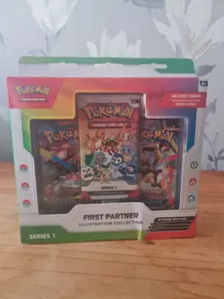 Sealed Pokemon TCG First Partner Illustration Collection Series 1 Box - Image 1