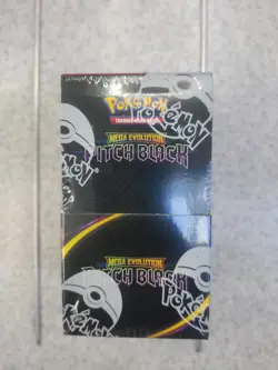 Pokemon TCG Mega Evolution Pitch Black Sealed Booster Box 18 Packs English 2020 - Image 1