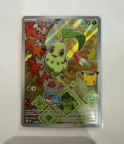 Pokemon TCG Chikorita 046 Series 2 First Partner Promos Holo Promo English 2026 - Image 1