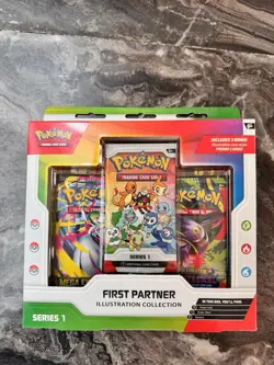 Pokemon First Partner Illustration Collection Series 1 BRAND NEW SEALED - Image 1