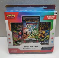 Series 2 Pokemon TCG: First Partner Illustration Collection New Box Sealed 2026 - Image 1