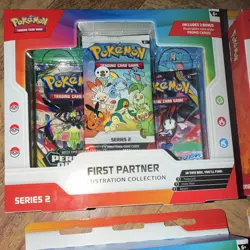 Pokemon TCG First Partner Illustration Collection Series 2 Promo Box X4 sealed - Image 3