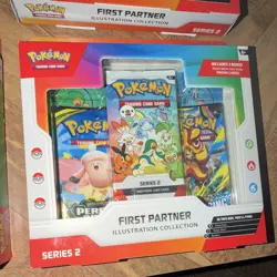 Pokemon TCG First Partner Illustration Collection Series 2 Promo Box X4 sealed - Image 5