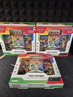 3 Boxes Pokemon First Partner Series 1 Sealed - Image 1