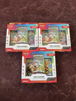 1x Pokemon First Partner illustration Collection Series 2 Sealed promo random - Image 1