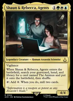 Shaun & Rebecca, Agents NM, English MTG Universes Beyond: Assassin's Creed - Image 1