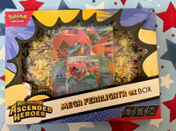 Pokemon TCG Mega Feraligatr EX Collection Box Factory Sealed Brand New - Image 1