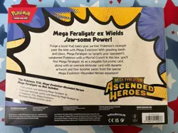 Pokemon TCG Mega Feraligatr EX Collection Box Factory Sealed Brand New - Image 2