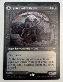 EGON, GOD OF DEATH / THRONE OF DEATH Kaldheim MTG - Image 2