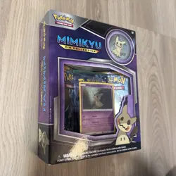 POKEMON TCG Mimikyu Premium PIN Collection Factory Sealed Box-3 Booster Packs - Image 2