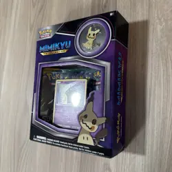 POKEMON TCG Mimikyu Premium PIN Collection Factory Sealed Box-3 Booster Packs - Image 3