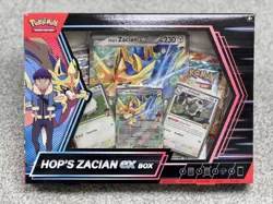 Pokemon TCG: Hop’s Zacian EX Collection Box - 4x Booster Packs - NEW SEALED - Image 1