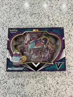Pokemon TCG Polteageist V Box New Factory Sealed SWSH Rebel Clash - Image 1